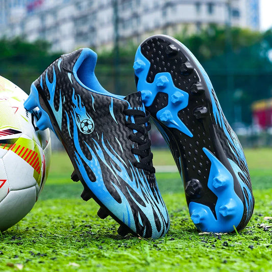 New Kid Match Boys Professional Football Boots Sneakers Soccer Shoes Comfortable Outdoor Match Non-Slip Sports Shoes Unisex