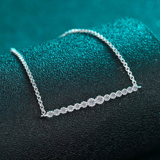 Bracelets en moissanite D VVS1 pour femme 0,24 ct, diamant rond de laboratoire GRA, argent sterling 925 plaqué or 18 carats, bracelet délicat