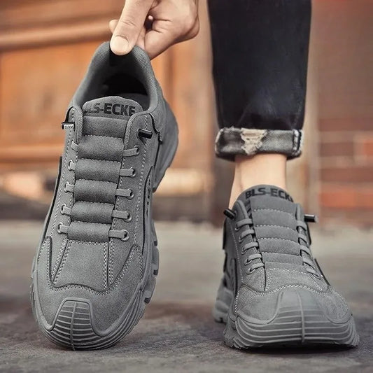 2025 Fall Fashion Men's Casual Shoes Black Simple Breathable Board Shoes Wearable and Comfortable EVA Jogging Shoes