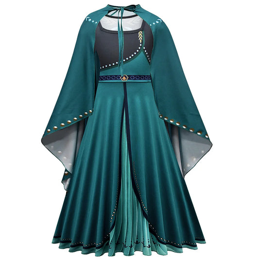 Frozen Snow Queen Elsa Anna Dresses for Girls Costumes Kids Cosplay Princess Children Gowns Clothes Party Dresses Outfits