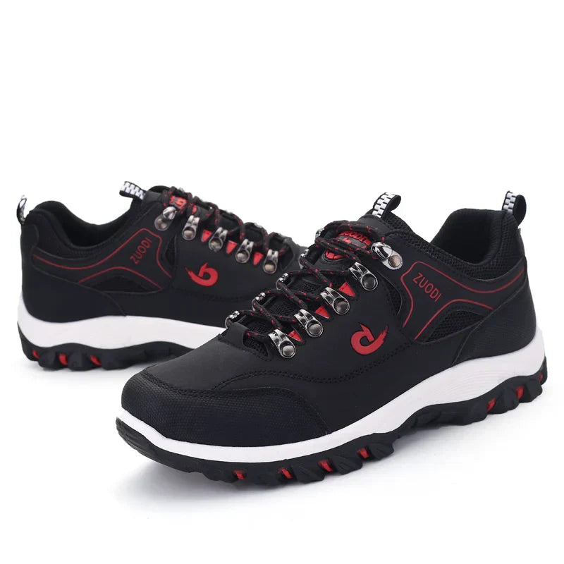 Men's leather Casual Shoes, Men's Sports Shoes, Spring,Autumn,Winter Shoes, Men's Tennis lightweight Wear-resistant Hiking Shoes