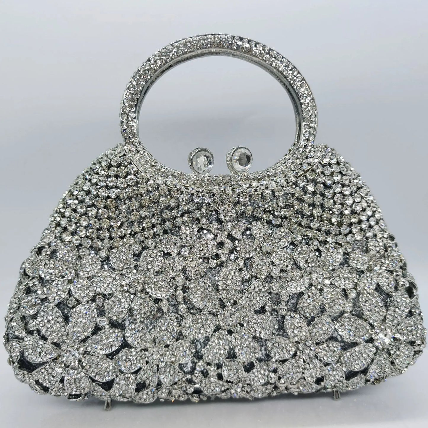 Daisy Flower Rhinestone Tote Bag Crystal Women Evening Bags Luxury Designer Party Banquet Clutch Purse Fashion Diamone Handbag