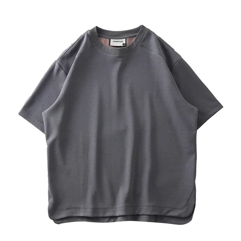 Modal Fabric T Shirts for Men 2025 Summer New Coolness Quick-Drying Shorts-Sleeve Tops Oversized Men's Clothing