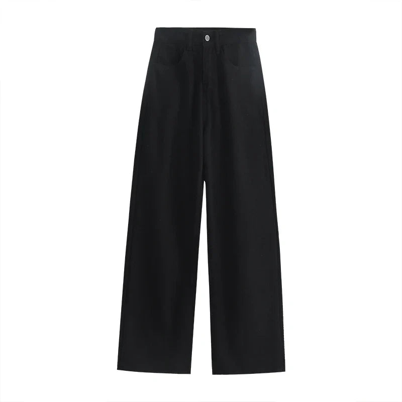 Slimming Straight Leg Jeans High Waist Cotton Stretch Denim Spring Autumn Women's plus Size Carrot Pants Casual Classic Sle
