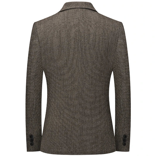 Brand Spring Autumn Forml Blazers for Men Slim Fit Two Button Fly Mens Suits Luxury Designer Wedding Coat Over Size