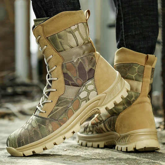 Men Tactical Boots Waterproof Hiking Shoes Brand Ankle Plus Climbing Shoes Size Boot Free Shipping Outdoor Casual