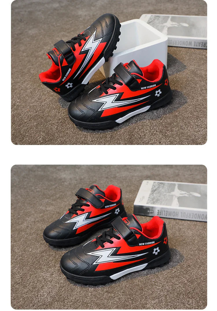 New Fashion football Shoes For Boy Casual Walking Flat Student Foot Boots Sports Scoccer Shoes For Kids