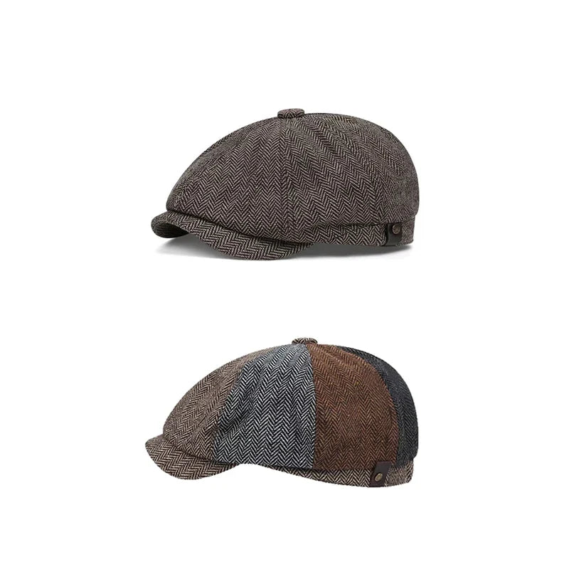 Classic Blinders Caps For Men Peaky Hat Newspaper Hat Shelby Same Style Beret Men's Sunshade Hat Suit Accessories Men's Gifts