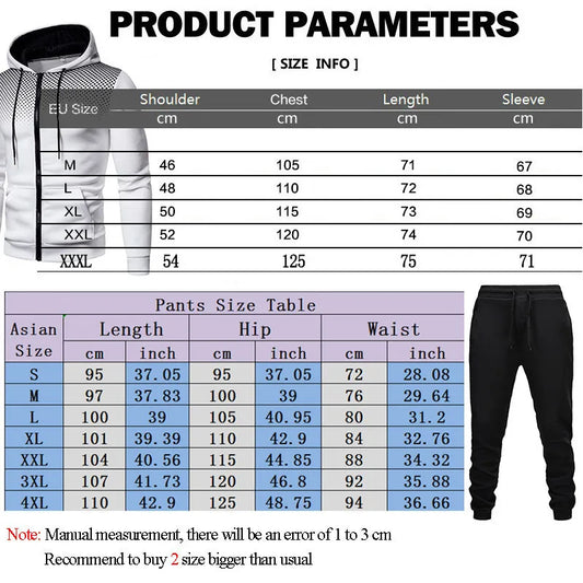 New autumn and winter trend sportswear men camouflage hoodie sweatpants 2 piece sportswear 3d ink jogging youth popular suit