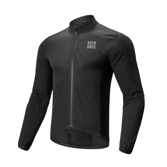 Cycling Jacket Lightweight Windproof Clothing Long-sleeved Bike Windbreaker Reflective Breathable Jacket EUR Size
