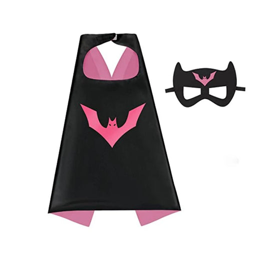 4 sets Superhero Capes masks for 3-10 Year Old girl Gifts Cartoon Dress Up Costumes Party Supplies Easter Halloween cloak