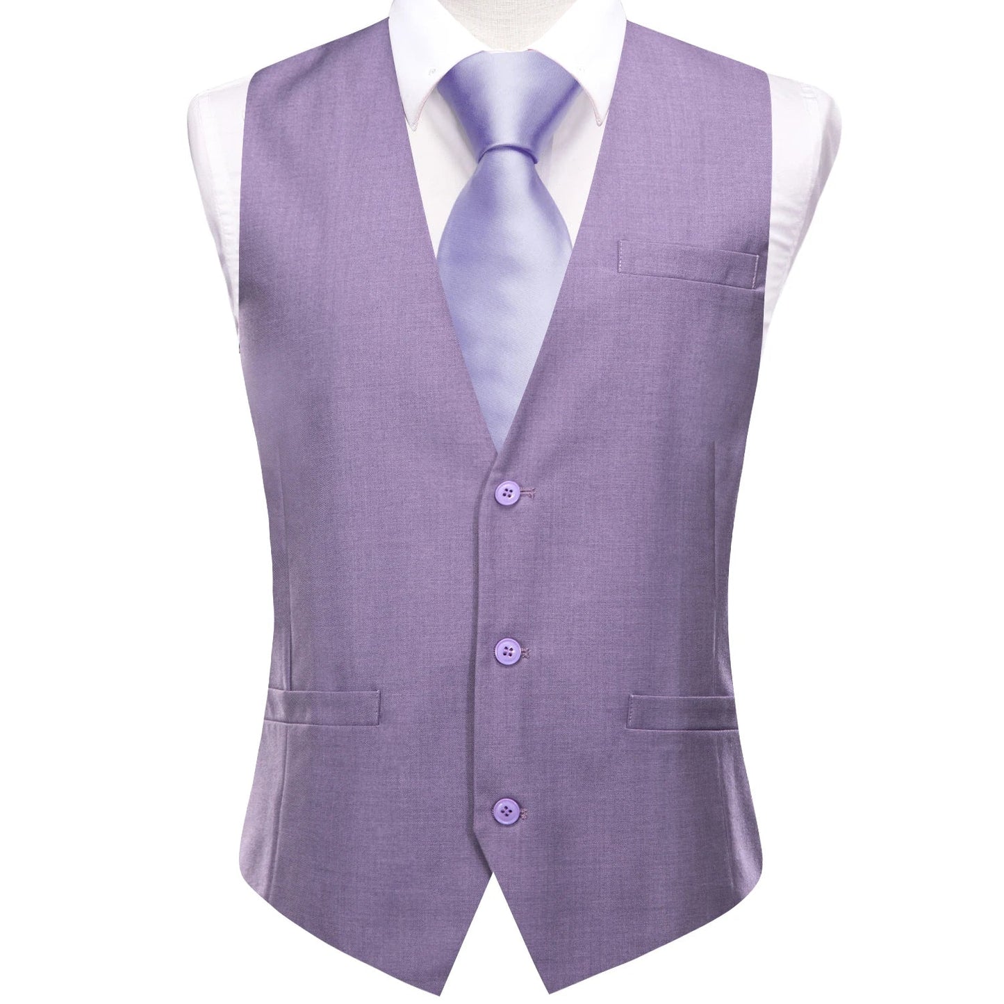 New Light Yellow Men Vest Wedding Solid Waistcoat Neck Tie Hanky Cufflinks Set for Male Suit Business Party Designer Gifts
