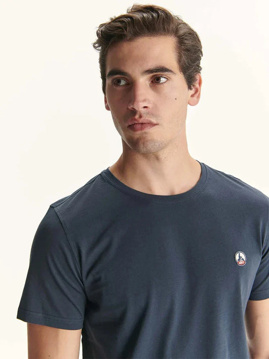 Europe Summer High Quality Tops 100%Cotton Men Women T-shirt Embroidery Logo Couple Casual Loose O-Neck Short Sleeve Tees