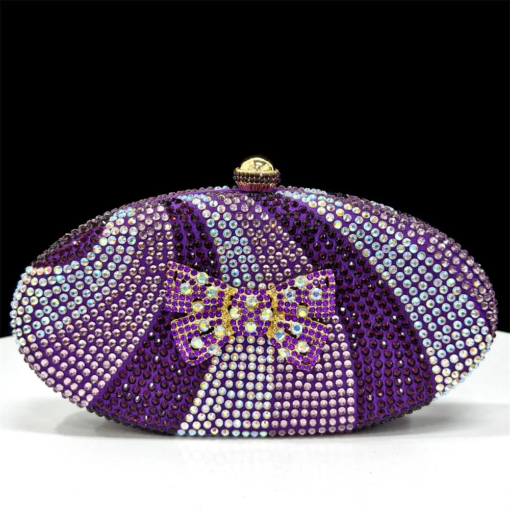 Fashion Women's Rhinestone Handle Bag Top Handle Sparkling Diamond 2025 Evening Wedding Handbag Shoulder Bag