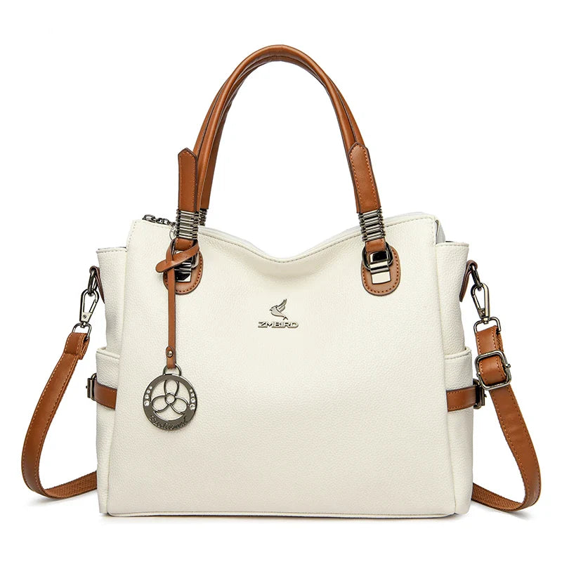 Real Women Soft Leather Shoulder Bags Luxury Women's Bag High Quality Ladies Handbag Fashion Female Messenger Bag Large Tote Sac