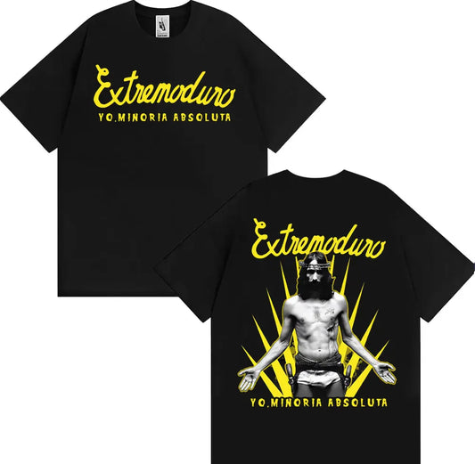 Rock Band EXTREMODURO Tour 2025 Cover T-shirt Men Women Fashion Vintage Short Sleeve T Shirts Summer Pop Loose Oversized T Shirt