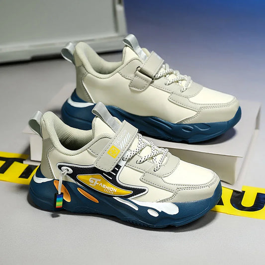 Children Basketball Shoes Trendy Comfortable Outdoor Training Anti Slip Wear-resistant Fashion Running Shoes for Kids Size 28-39