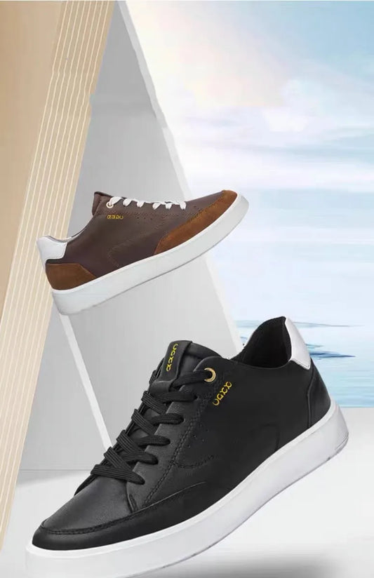 Genuine Leather Shoes Men High Quality Trekking Casual Athletic Sneaker Outdoor Walking Summer Breathable Lightweight Men Shoes