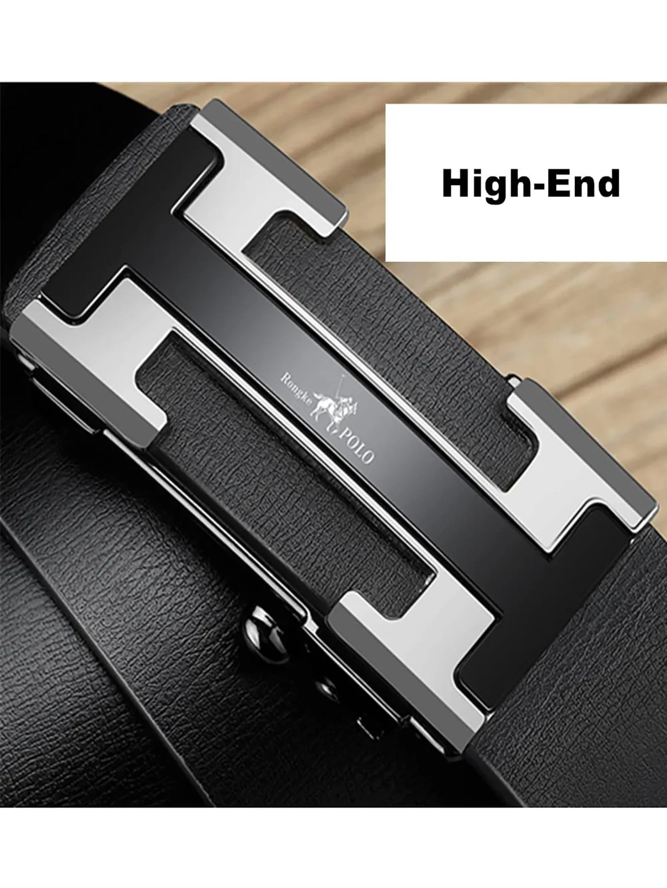 Fashion Business Men'S Belt Genuine Luxury Brand Belt Metal Buckle Belt High-Quality Leather Soft Belt With Cargo Pants Jeans