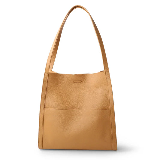 2025 New Women Bag Female Luxury Fashion Shoulder Bags Lady Soft 100% Cowhide Genuine Leather Niche Design Tote Bucket Handbag