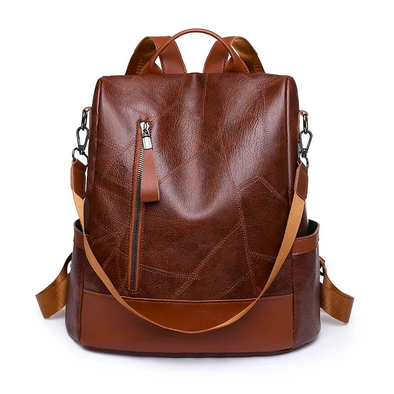 Women's fashionable backpack, shoulder bag, travel multifunctional bag, handbag, handbag, suitable for different scenarios
