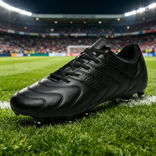 AG FG Athletic Soccer cleats PU Fabric Comfort Upper TPU Anti-slip Long Studs Sole Reliable Quality Adult Kids Training Shoes