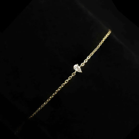 Bracelets en moissanite GRA certifiés D VVS1 pour femme 14-20cm, délicats, assortis, en argent sterling 925 plaqué or 18 carats
