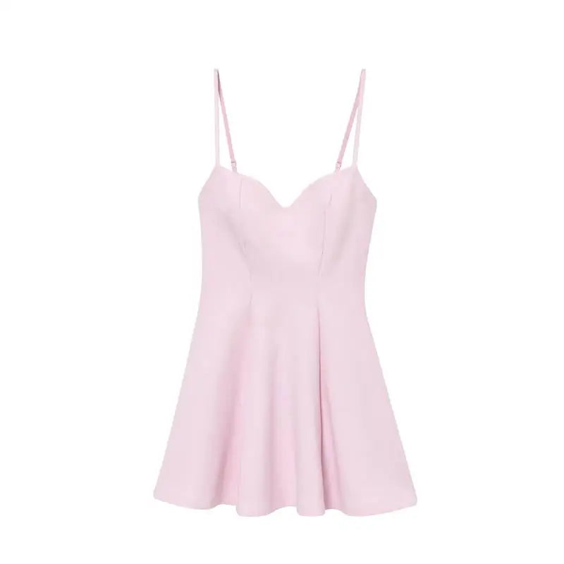 Dresses Summer Women's 2026 New Chic Slim Tube Top Elegant Mini Camisole Women's Dress Street Fashion Youth Holiday Dress