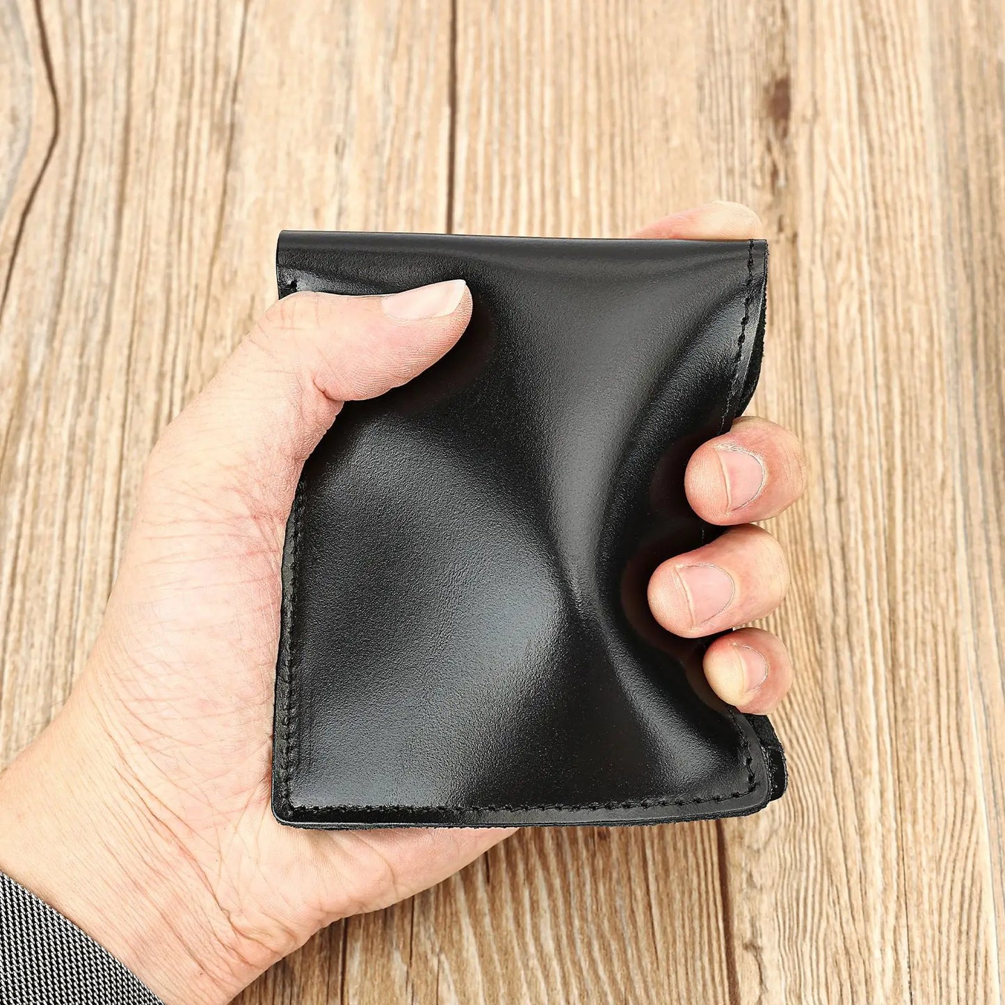 Genuine Leather Mens Wallet with Coin Pocket Bifold Italian Leather Wallets for Mens