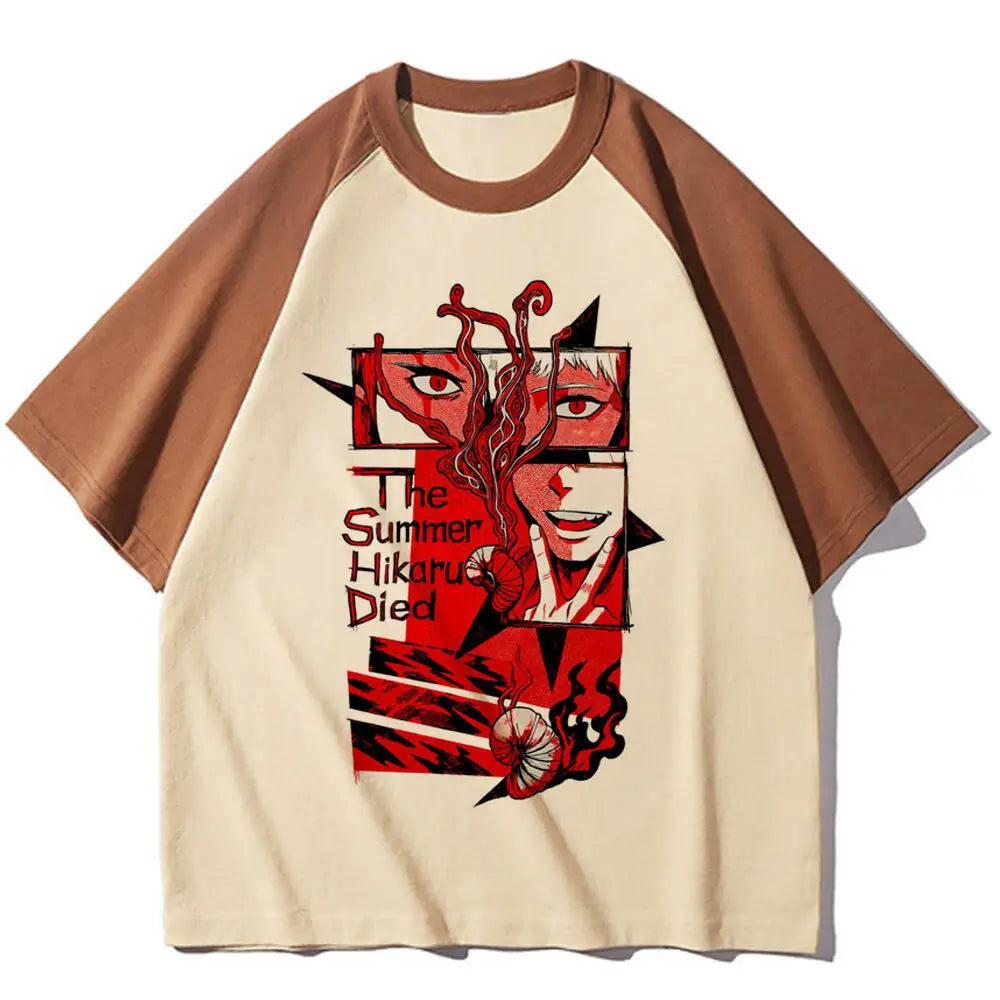 the Summer Hikaru Died shirt teen Breathable Trendy Classic Vintage graphic streetwear 2000s harajuku korean clothes Gothic