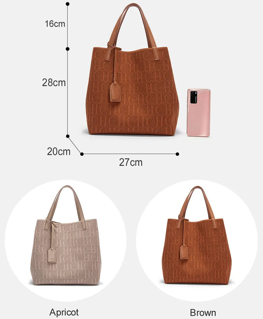 Winter Luxury Brand 2024 Fashion Printed Women's Handbag Large Capacity Travel Commuting Multi functional Large Capacity Handbag