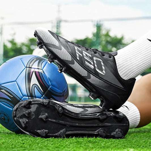 Adult breathable FG/AG long nail suitable for training and competition all season universal anti slip sports football shoes
