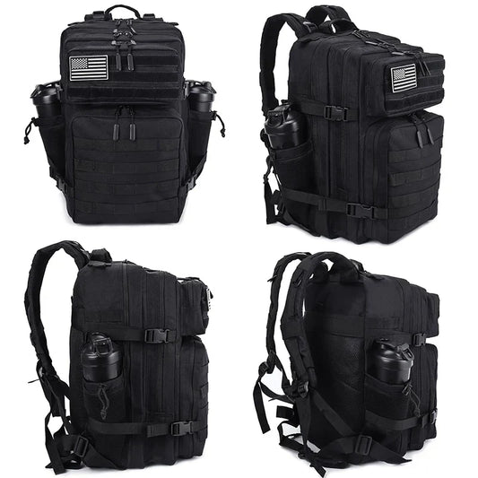 45L Meal Management Backpack for Men Women Tactical Adults Insulated Lunch Athletes Gym Bag Sports Daypacks With Bottle Holder