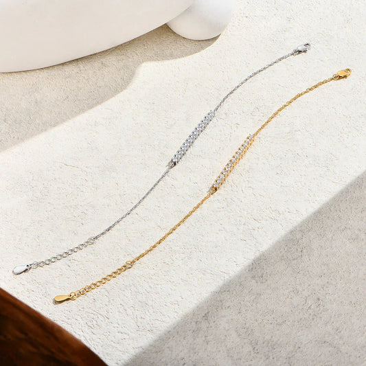 Une rangée de bracelets de tennis en moissanite en argent sterling 925 plaqué or jaune, bracelet réglable pour femmes, bijoux fantaisie