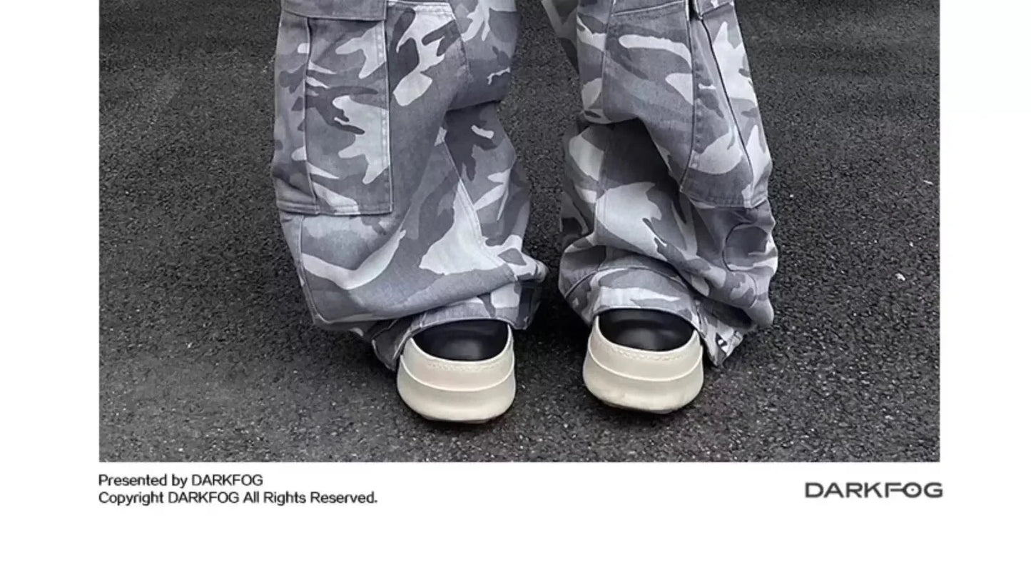 2026 Pantalones Y2K Streetwear Camouflage Baggy Cargo Jeans Pants For Men Clothing Wide Leg Oversize Long Trousers Moda Hombre
