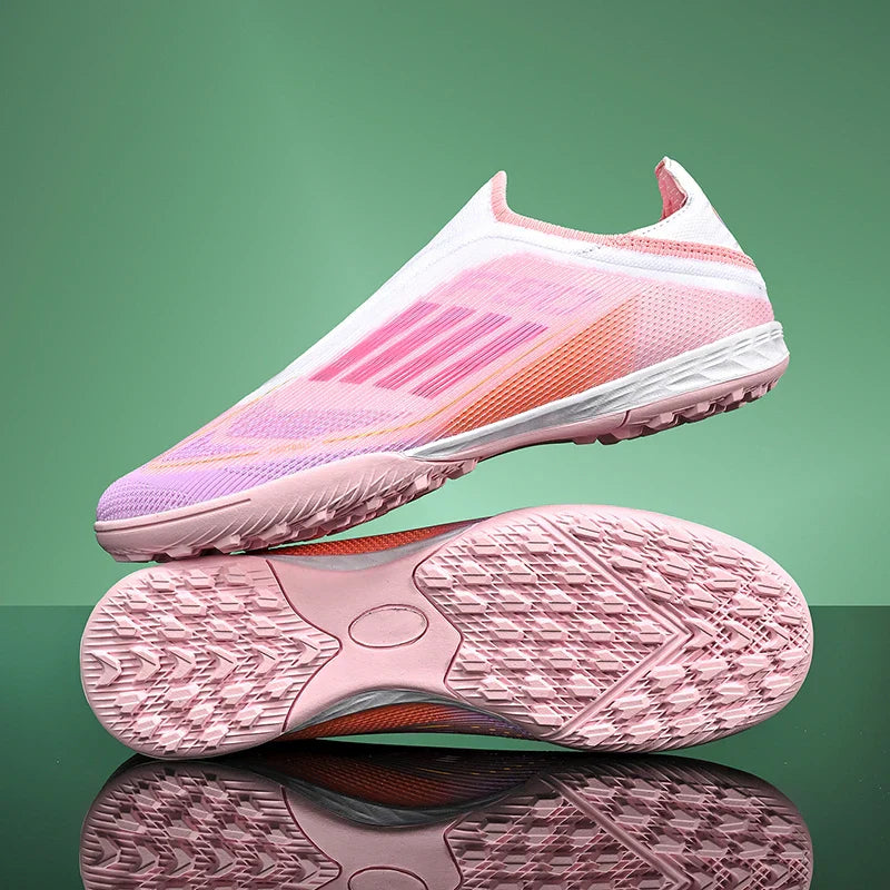 New Men Soccer Shoes Outdoor Sport Football Boots Training Breathable Match Boys Adult Cleats Non Slip Long Spikes Comfortable