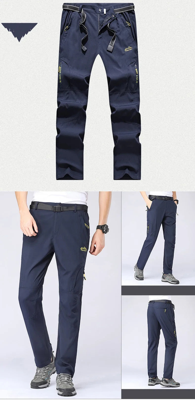 XL-5XL Lightweight Thin Summer Pants for Men Sweatpants Stretch Quick Dry Trousers Men Hiking Camping Men's Pants Joggers Summer