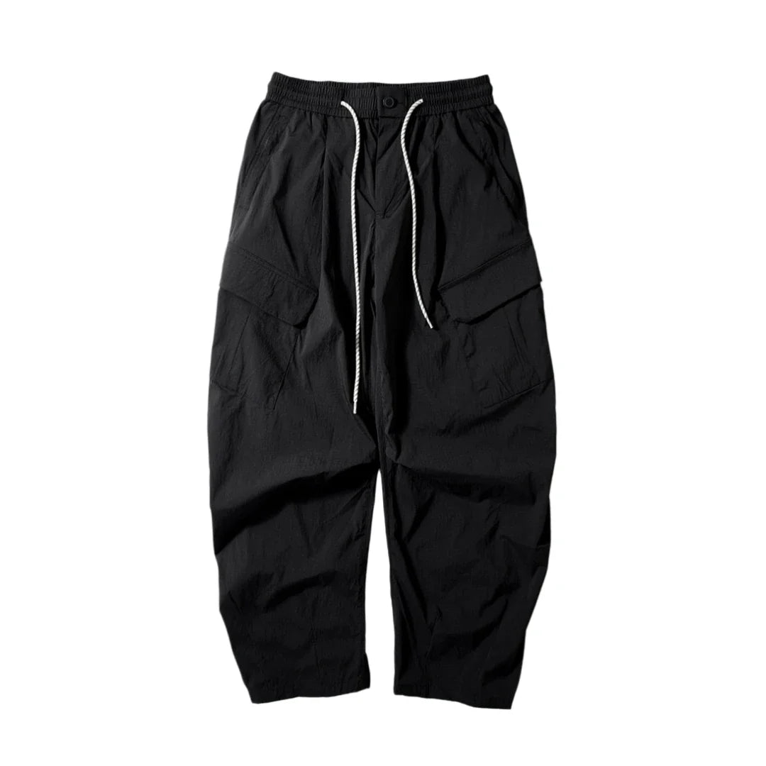 Unisex Outdoor Quick Dry Lightweight Techwear Hiking Cargo Pants Loose Fit Casual Sports Spring Summer Thin Long Pants Trendy