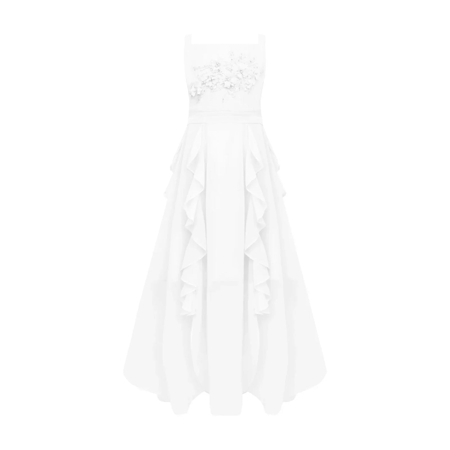 Girls Dresses Children Formal Wedding Party Pageant Gown for Special Occasions Graduation Ceremony Dress Flower Girl Clothes