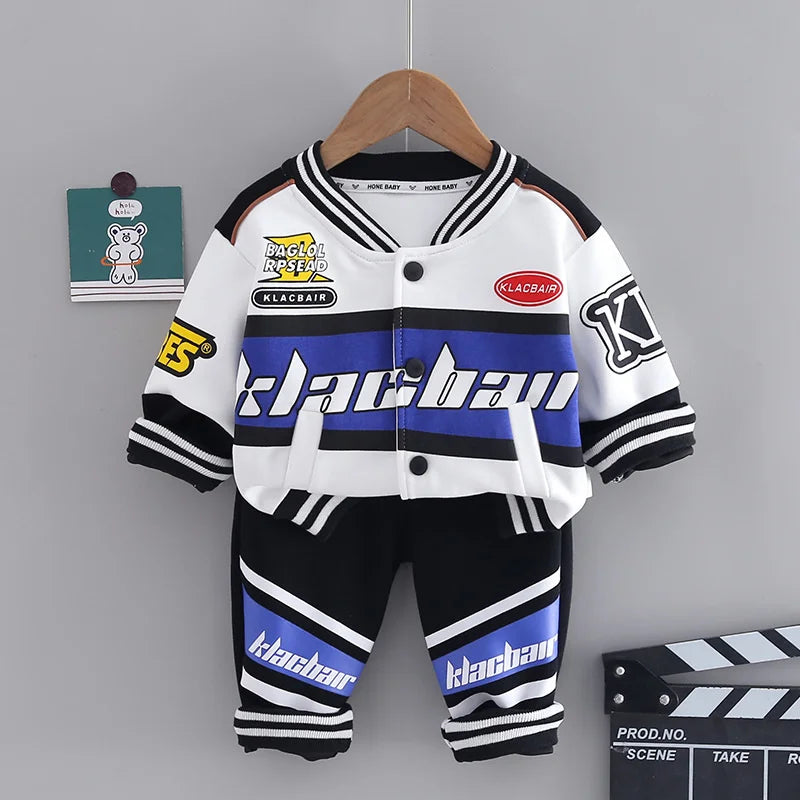 New Spring Autumn Baby Girls Clothes Children Outfits Boys Sports Jacket Pants 2Pcs/Sets Toddler Casual Costume Kids Tracksuits
