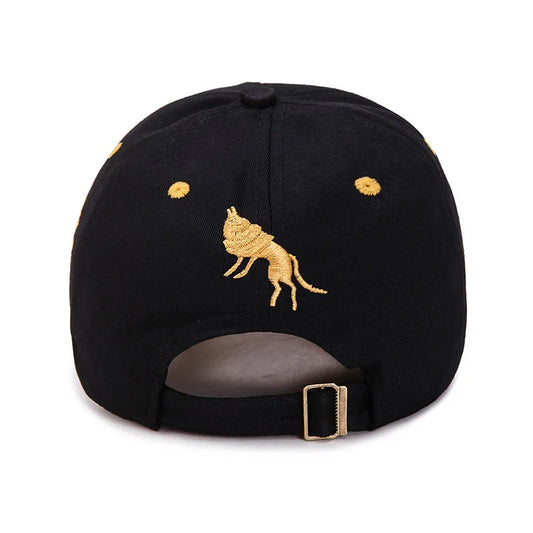 2026 New Totem Flame Baseball Cap Men's Women's European and American Net Red Cap Spring and Summer Sun Shading Embroidered Hat