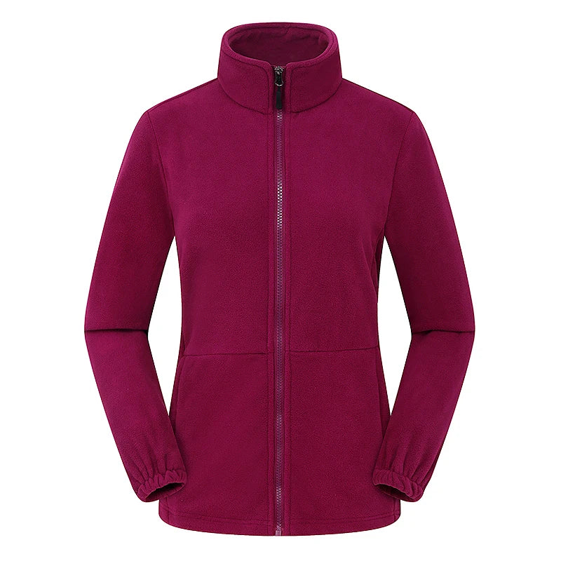 Winter Polar Fleece Jackets Women Windproof Thermal Soft Shell Jacket Outdoor Hiking Camping Skiing Climbing Warm Coat