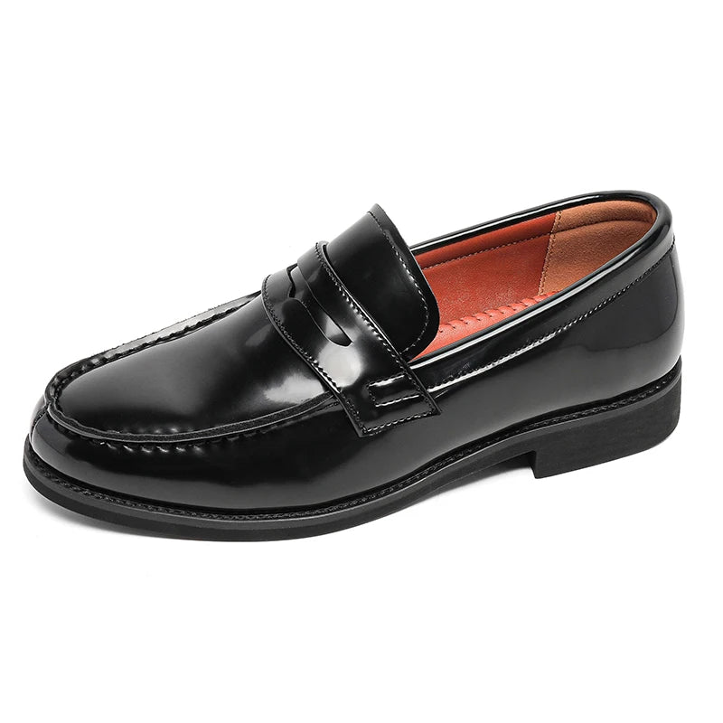 2025New Men Casual Oxford Shoes Genuine Leather Business Tooling Shoes Comfy High Quality Outdoor Antiskid Loafers Walking Shoes