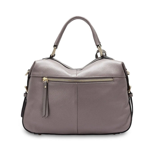 Dark Blue Women Boston Bag 100% Genuine Leather Handbags Female Charm Crossbody Purse Luxury Shoulder Bags For Work Shoppi