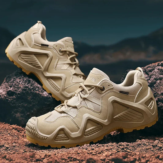 Big Size 46 Trekking Hiking Shoes Men Casual Sport Shoes Mesh Sneakers Outdoor Wear-resistant Climbing Hunting Sneaker
