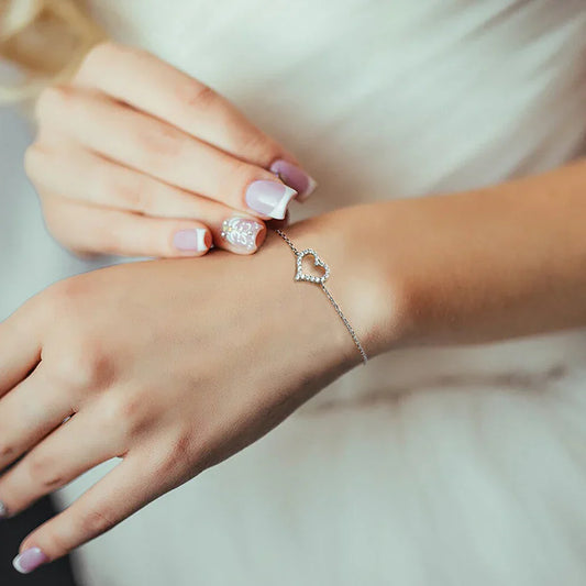 Bracelets de l'Amour en Moissanite 2 mm pour Femmes, en Argent Sterling 925 Plaqué Or 18 carats, Bijoux de Luxe