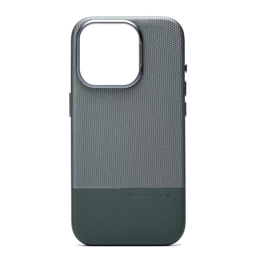 For Magsafe Fine Grained Leather Case For iPhone 17 Pro Max Ari 16 15 14 13 Metal Lens Frame Wireless Charge Accessories Cover