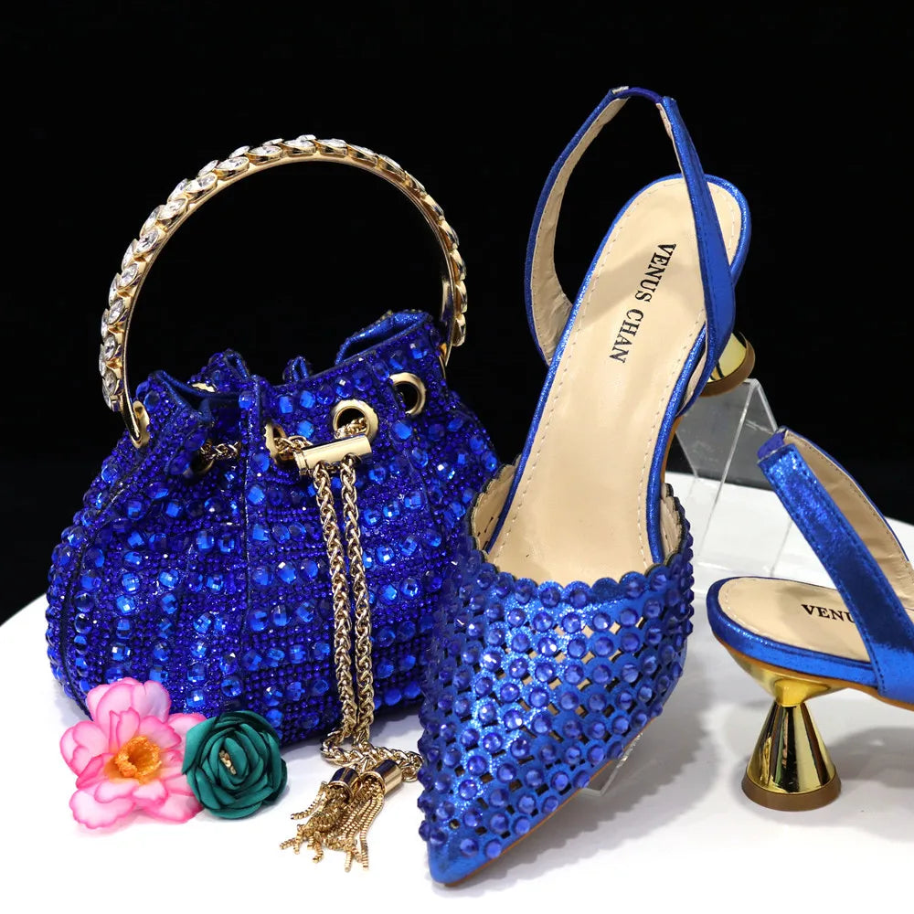2024 New INS Pointed Shoes And The Same Style Envelope Bag Two Ways To Wear Fashion Shoes And Shoulder Bags