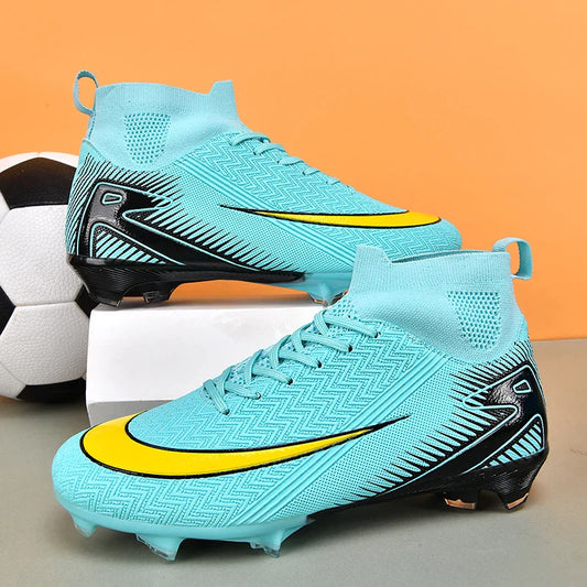 New Men Football Boots Kids Ankle Cleats Grass Soccer Shoes Futsal Indoor Sport Match Training TF/FG Hot-selling High-quality