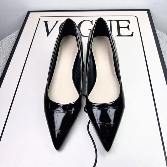 comfortable and versatile design, luxurious and light, high-end fashion, matching with small skirt, ladies' single shoes